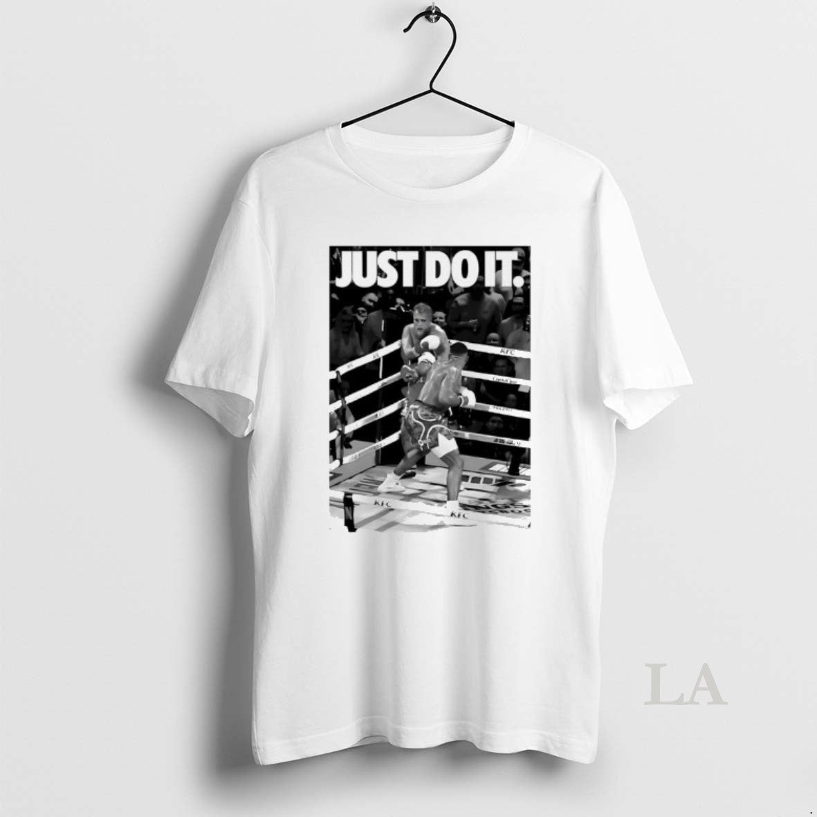 Original Jake Paul And Anthony Joshua Just Do It Boxing Match Image T-Shirts, Hoodie, Sweatshirt | PopFlextees.com