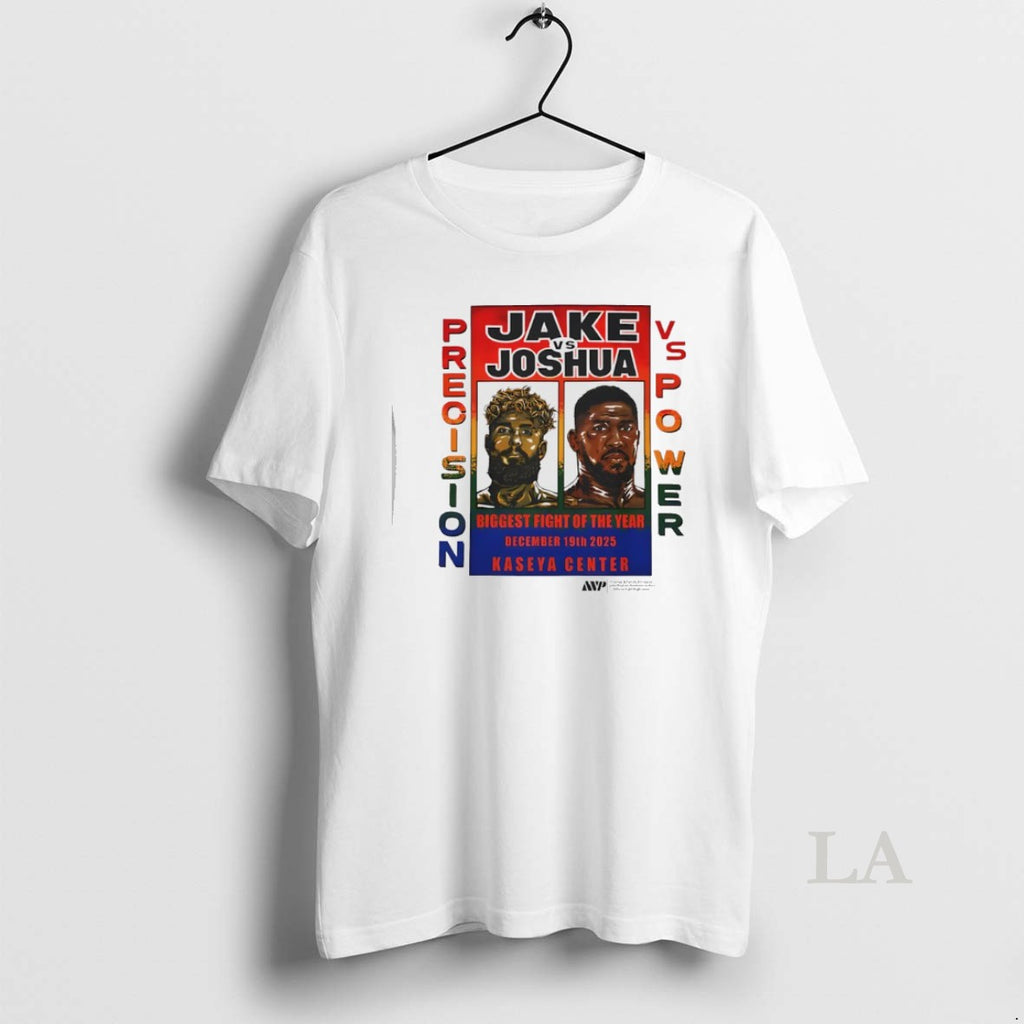 Original Jake Paul Vs Joshua Biggest Fight Of The Year 2025 Graphic T-Shirts, Hoodie, Sweatshirt | PopFlextees.com