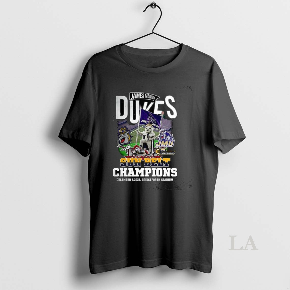 Original James Madison Dukes Beat Troy Trojans Sun Belt Champions 2025 Mascot T-Shirts, Hoodie, Sweatshirt | PopFlextees.com