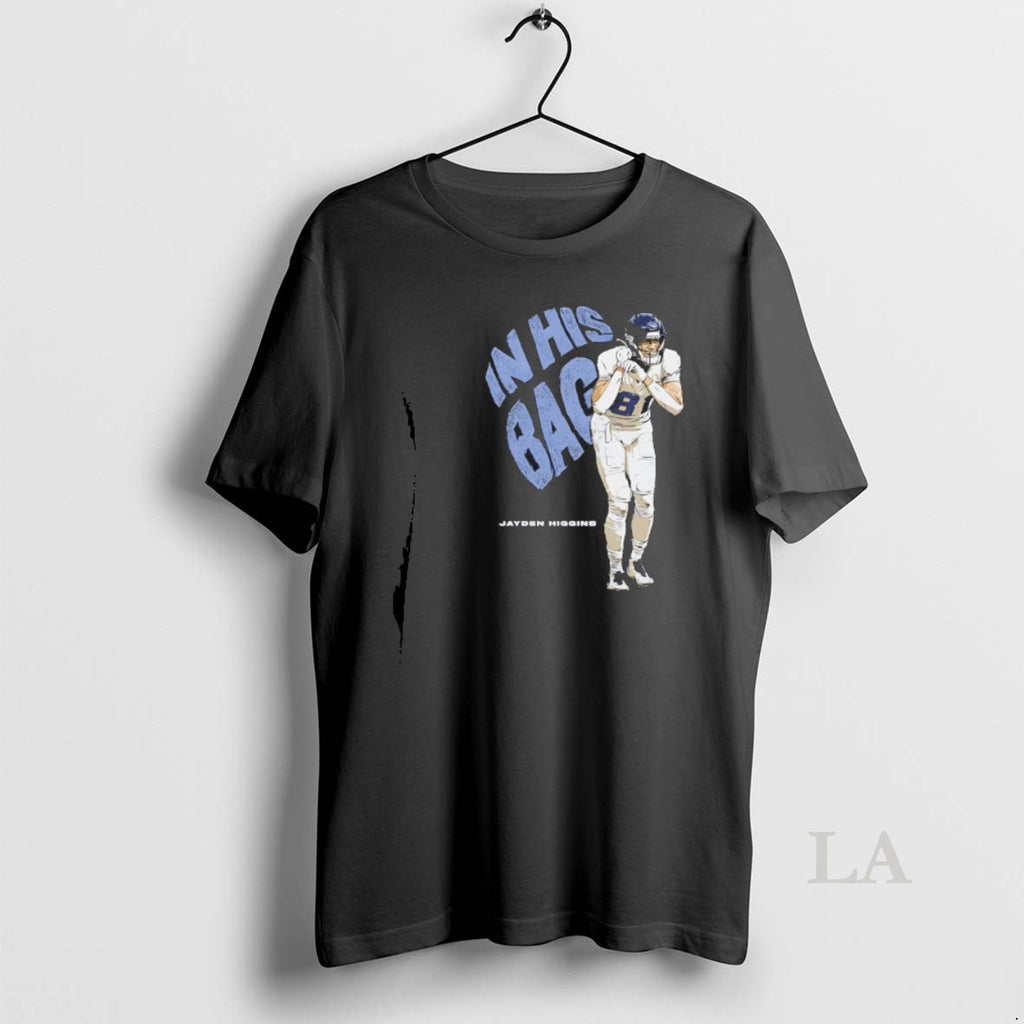 Original Jayden Higgins In His Bag Houston Texans Vs Los Angeles Chargers T-Shirts, Hoodie, Sweatshirt | PopFlextees.com