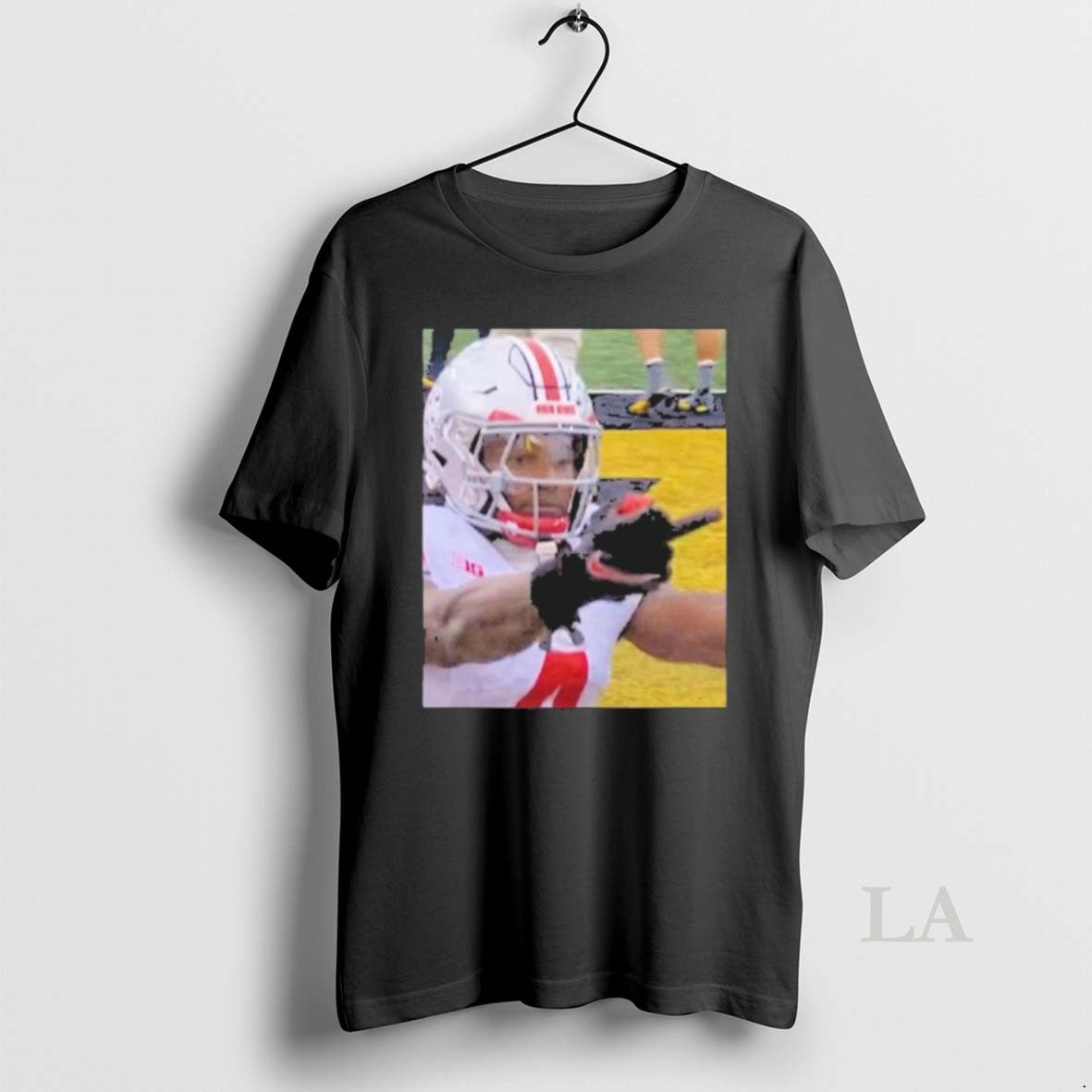 Original Jeremiah Smith Flips Off Finger Michigan Fan Football T-Shirts, Hoodie, Sweatshirt | PopFlextees.com