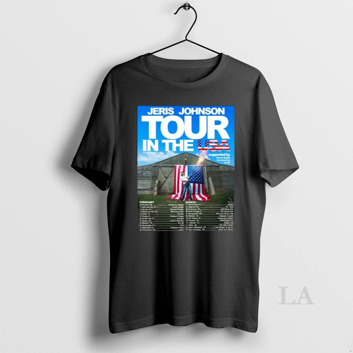 Original Jeris Johnson Tour In The Usa 2026 T-Shirts, Hoodie, Sweatshirt | PopFlextees.com