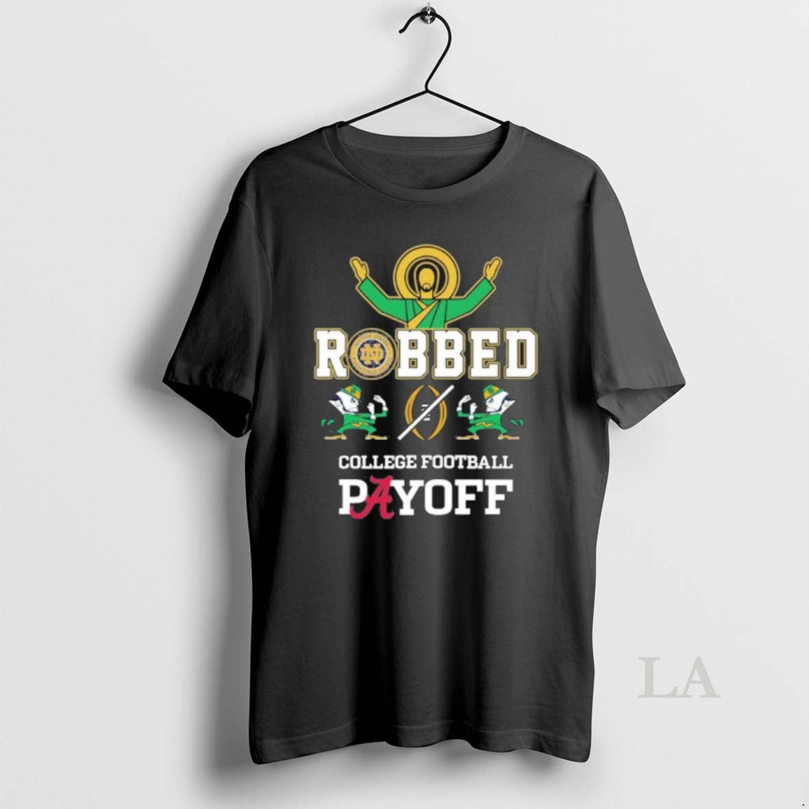Original Jesus Irish Robbed Playoff Cfp T-Shirts, Hoodie, Sweatshirt | PopFlextees.com