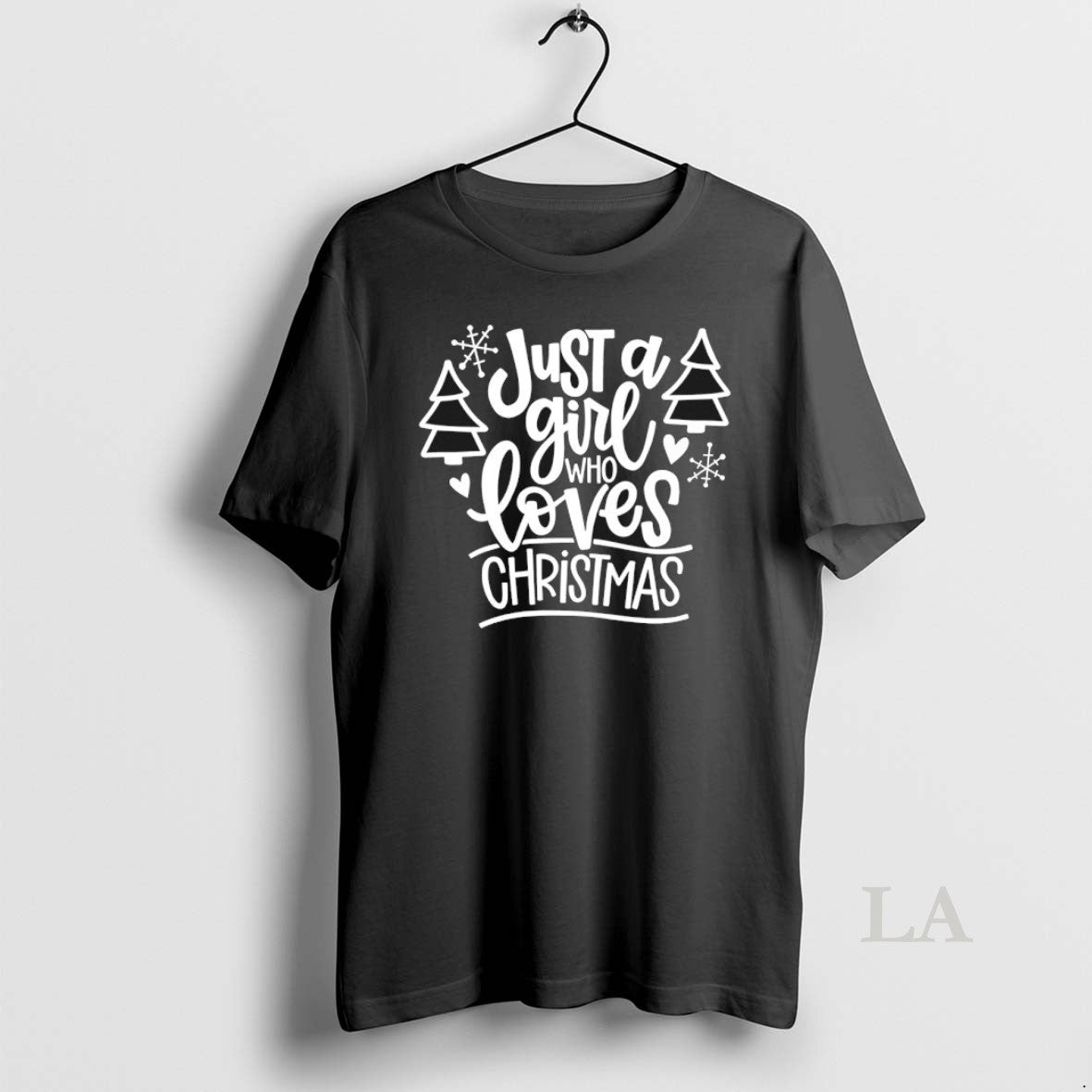 Original Just A Girl Who Loves Christmas T-Shirts, Hoodie, Sweatshirt | PopFlextees.com