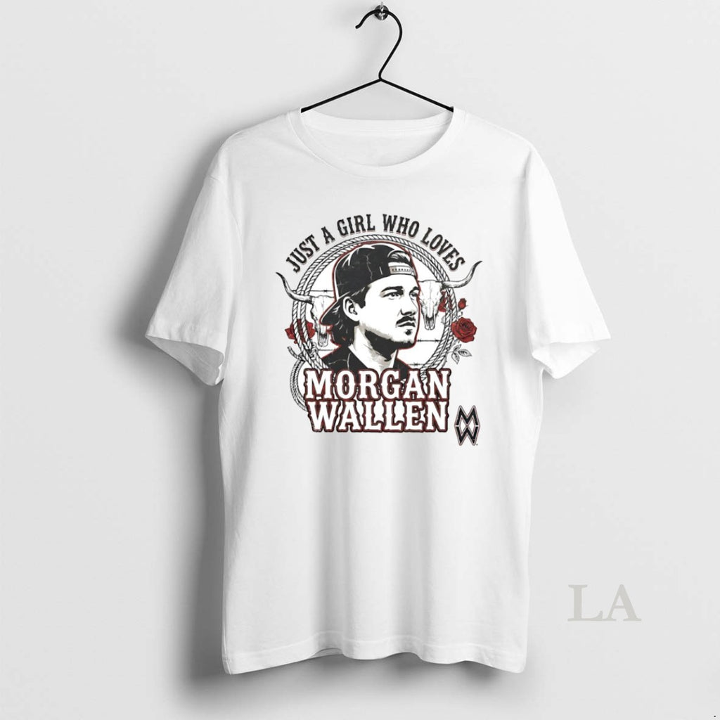 Original Just A Girl Who Loves Morgan Wallen Circle T-Shirts, Hoodie, Sweatshirt | PopFlextees.com