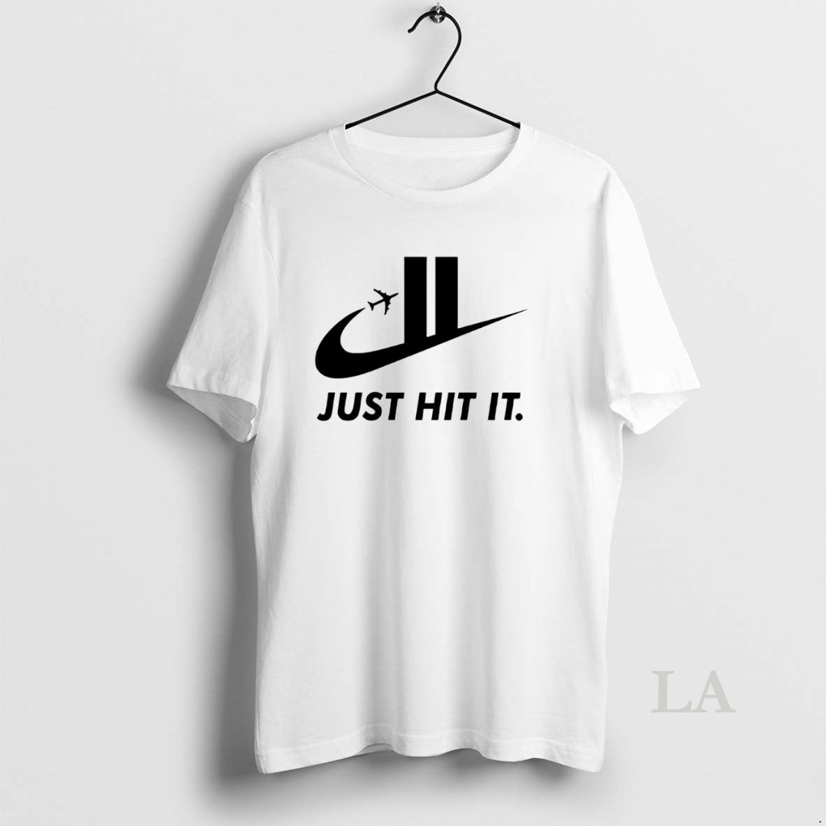 Original Just Hit It 9 11 Logo Parody Circle T-Shirts, Hoodie, Sweatshirt | PopFlextees.com