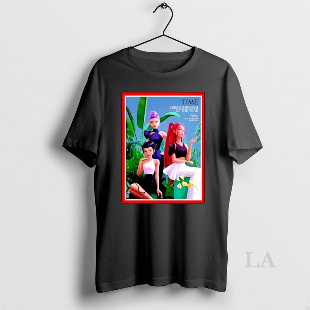 Original Kpop Demon Hunter On The Cover Of Time Breakthrough Of The Year Issue 2025 T-Shirts, Hoodie, Sweatshirt