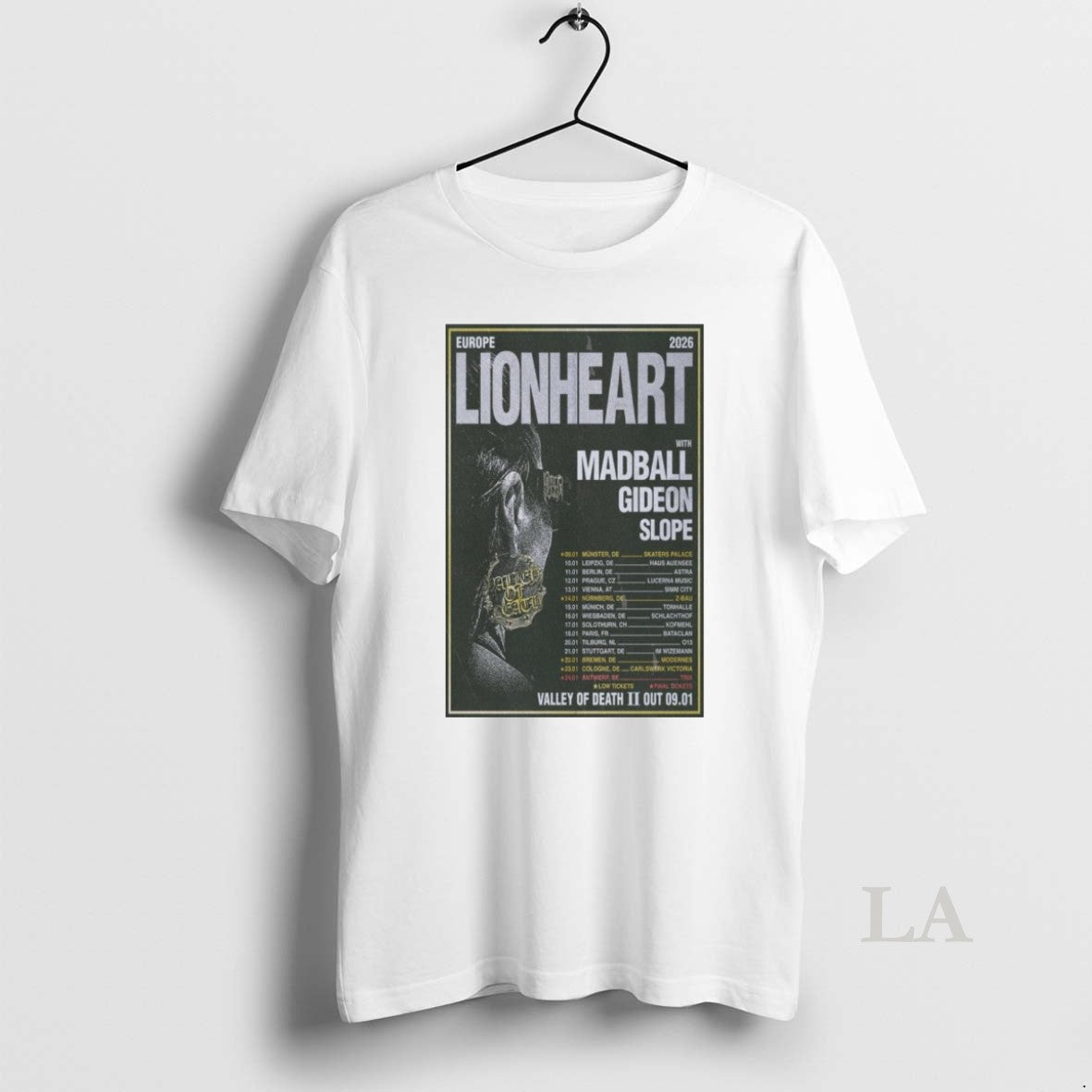 Original Lionheart Europe Tour 2026 T-Shirts, Hoodie, Sweatshirt | PopFlextees.com
