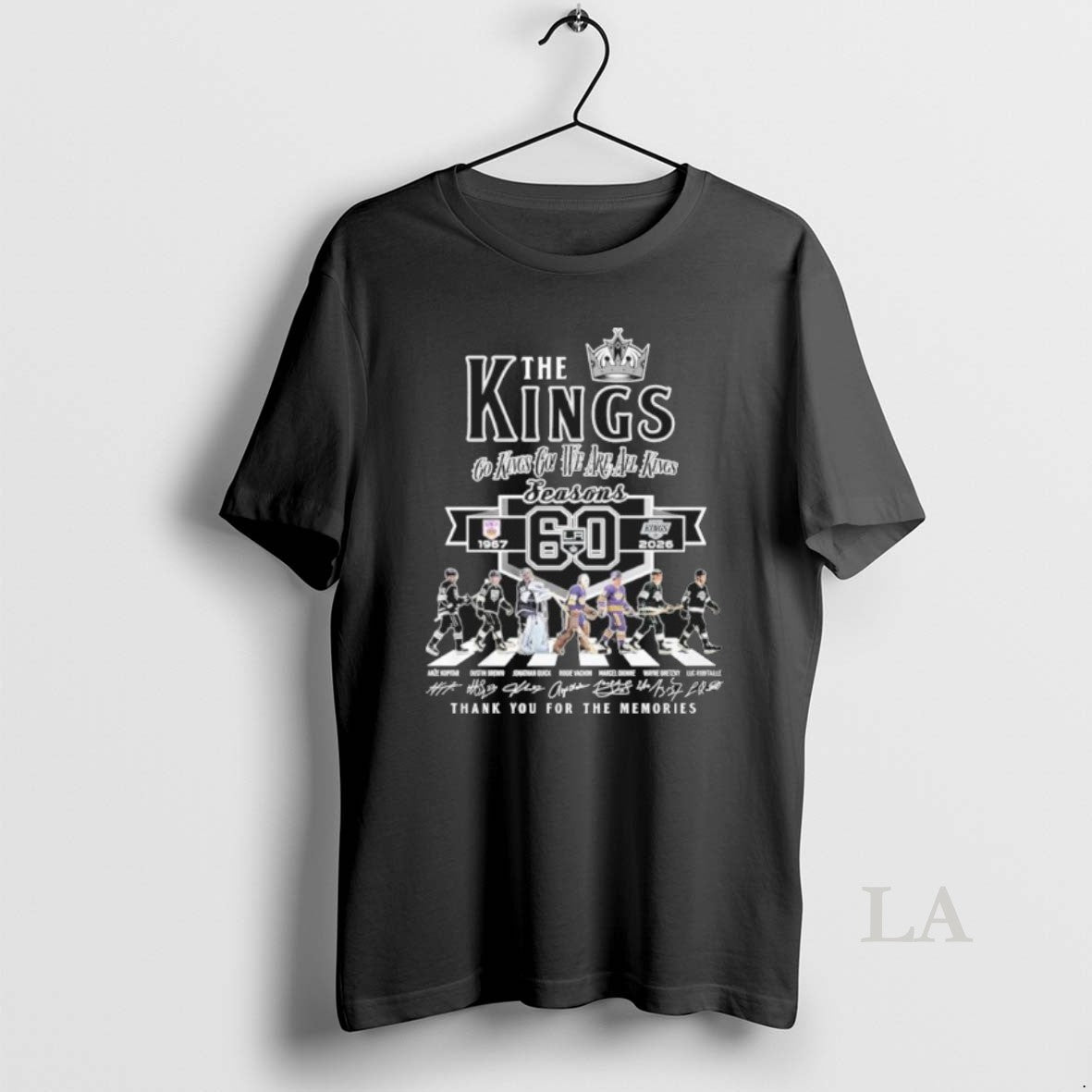 Original Los Angeles Kings Abbey Road 60 Seasons Go Kings T-Shirts, Hoodie, Sweatshirt | PopFlextees.com