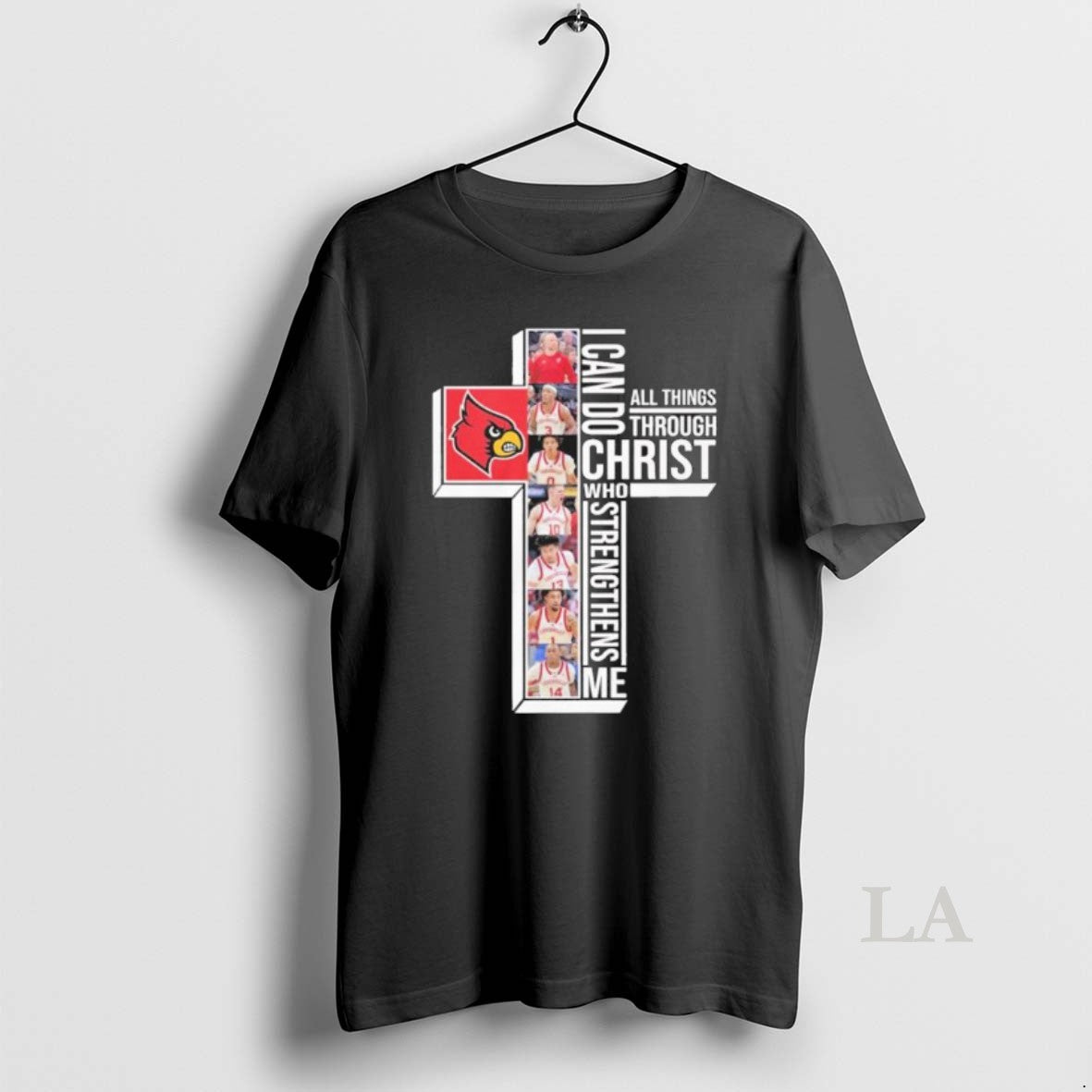 Original Louisville Mens Basketball I Can Do All Things Through Christ Who Strengthens Me T-Shirts, Hoodie, Sweatshirt