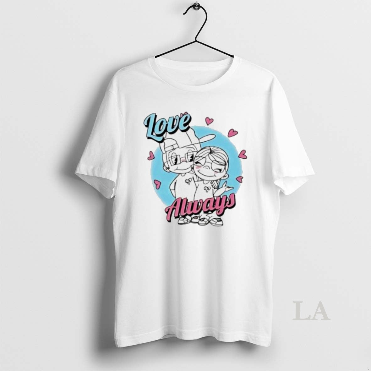 Original Love Always Cute Cartoon Character Hug Womens T-Shirts, Hoodie, Sweatshirt | PopFlextees.com