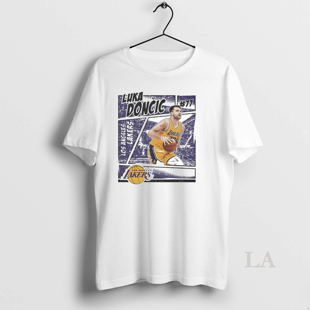 Original Luka Doncic 77 Comic Los Angeles Lakers T-Shirts, Hoodie, Sweatshirt | PopFlextees.com