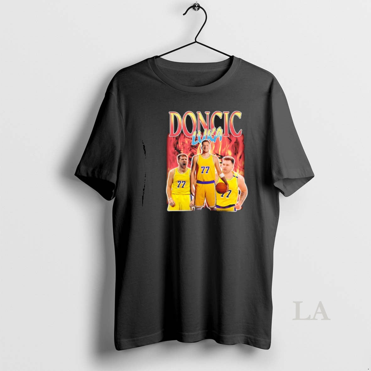 Original Luka Doncic Los Angeles Lakers Fire Vintage T-Shirts, Hoodie, Sweatshirt | PopFlextees.com