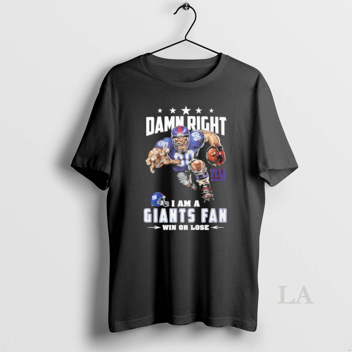 Original Mascot Damn Right I Am A Giants Fan Win Or Lose T-Shirts, Hoodie, Sweatshirt | PopFlextees.com