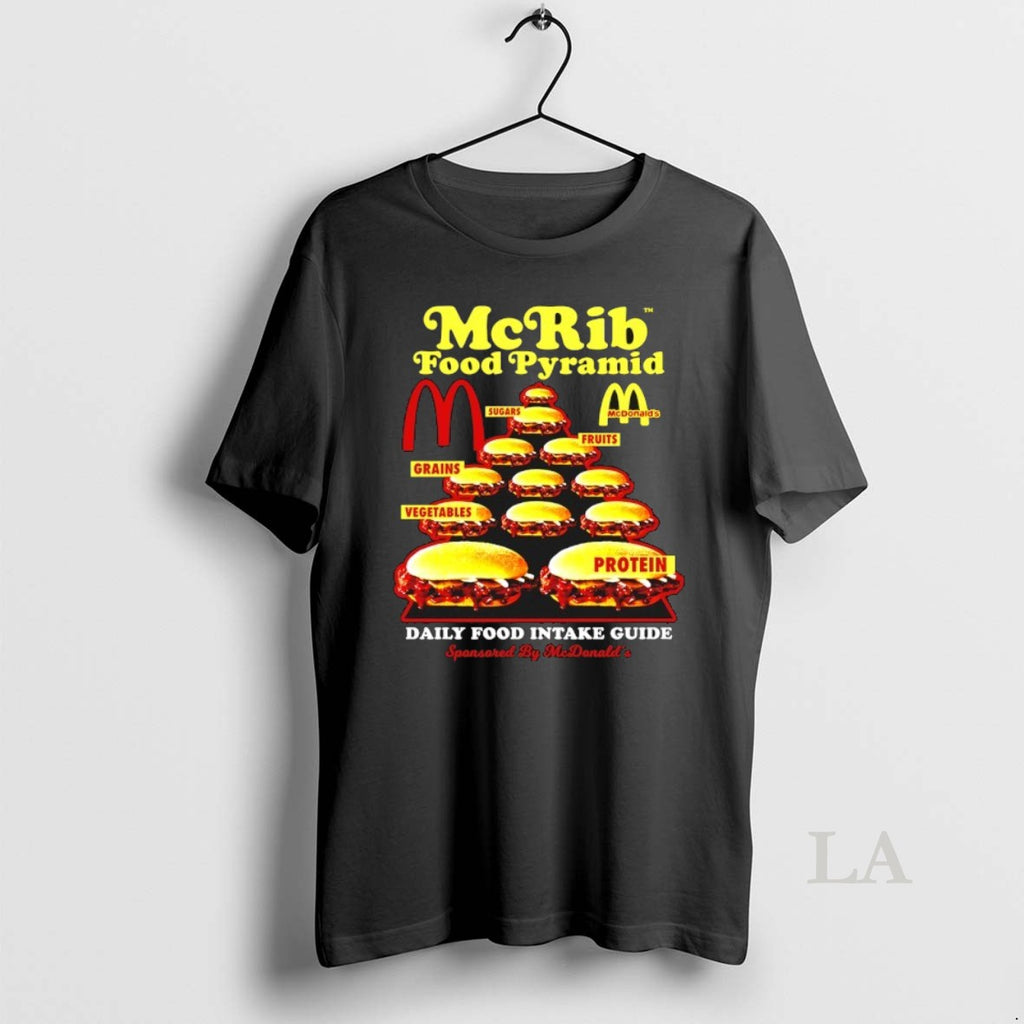Original Mcrib Food Pyramid T-Shirts, Hoodie, Sweatshirt | PopFlextees.com
