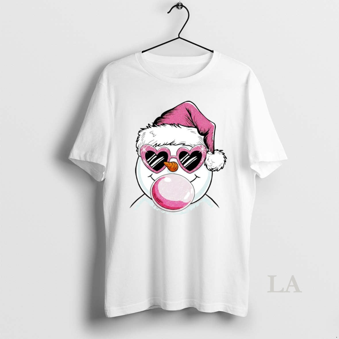 Original Merry Christmas Snowman Bubble Gum Circle T-Shirts, Hoodie, Sweatshirt | PopFlextees.com