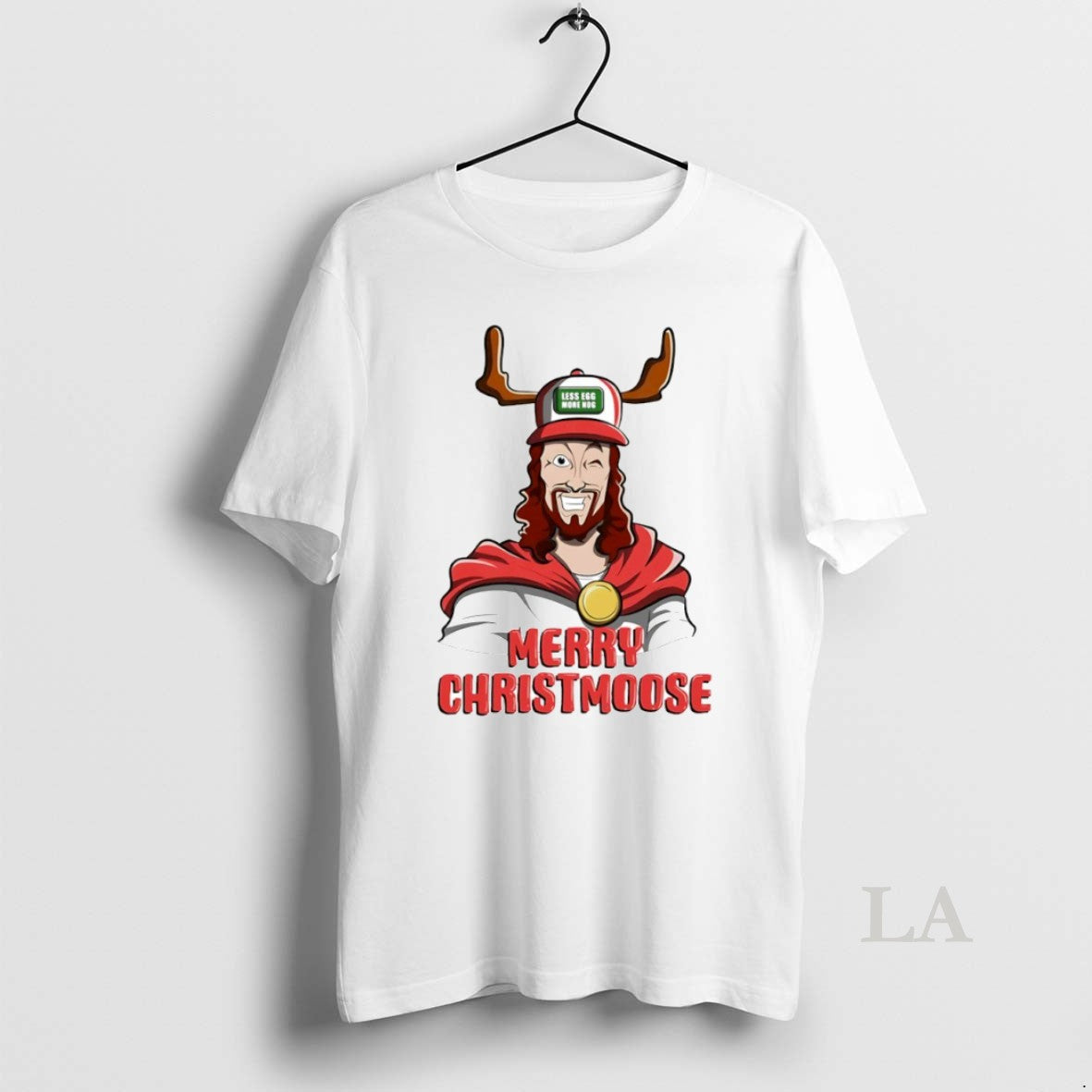 Original Merry Christmoose Less Egg More Hog Circle T-Shirts, Hoodie, Sweatshirt | PopFlextees.com