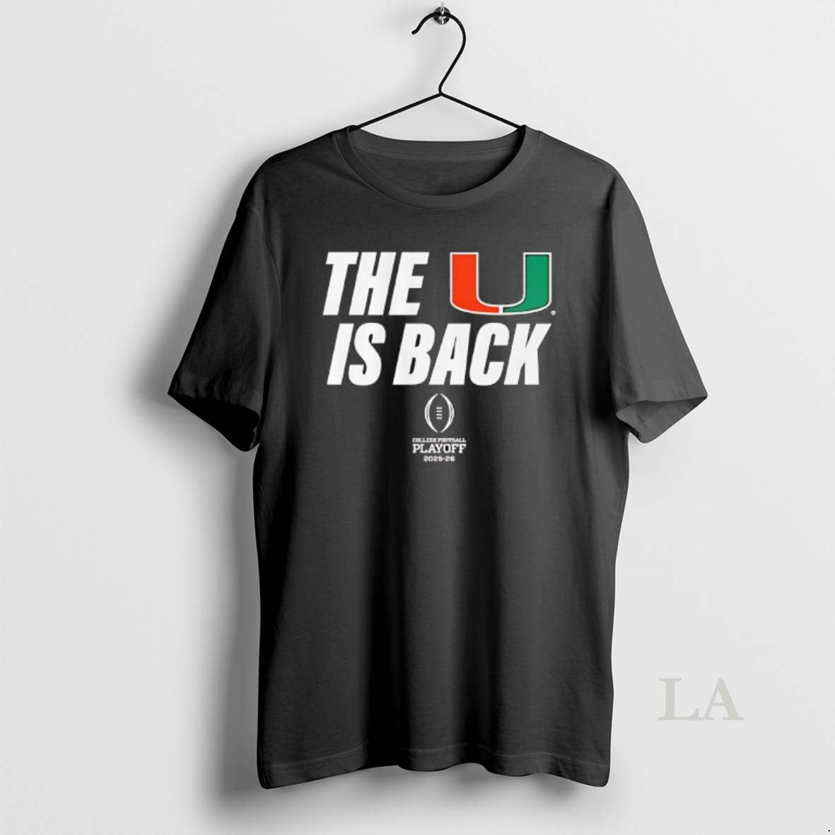 Original Miami Football 2025 Cfp The U Is Back T-Shirts, Hoodie, Sweatshirt | PopFlextees.com