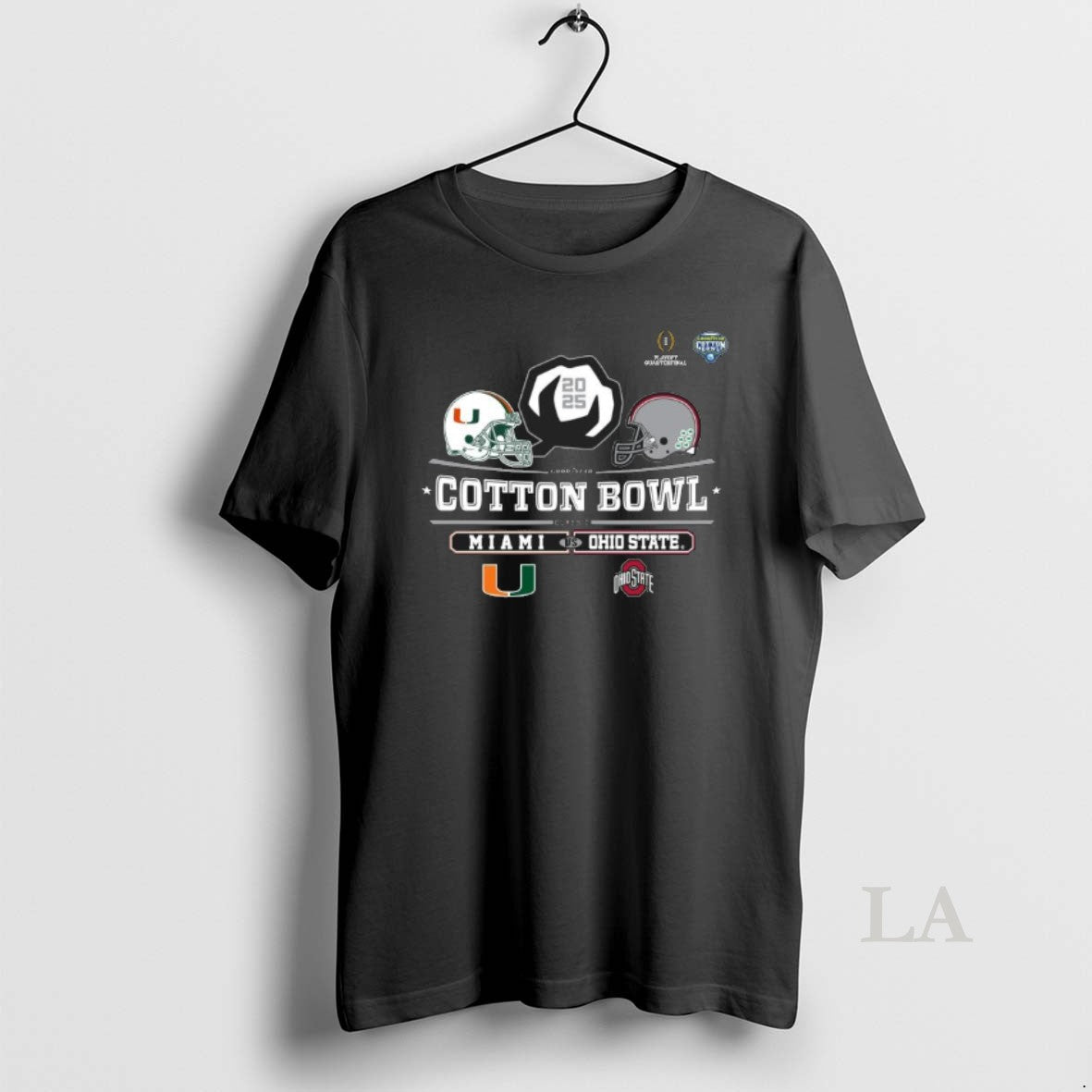 Original Miami Vs Ohio State 2025 Cotton Bowl Helmet Logo December 31 T-Shirts, Hoodie, Sweatshirt | PopFlextees.com