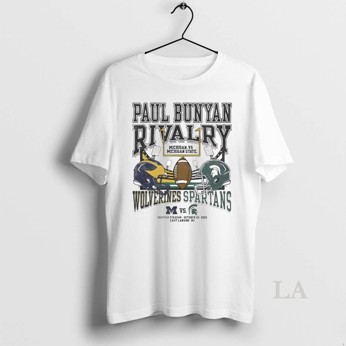 Original Michigan State Spartans Vs Michigan Wolverines 2025 Paul Bunyan Rivalry T-Shirts, Hoodie, Sweatshirt