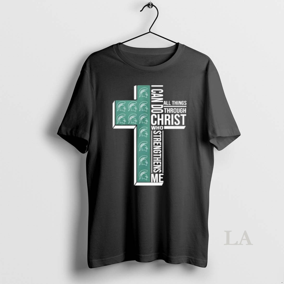 Original Michigan State Basketball Logo I Can Do All Things Through Christ Who Strengthens Me T-Shirts, Hoodie, Sweatshirt