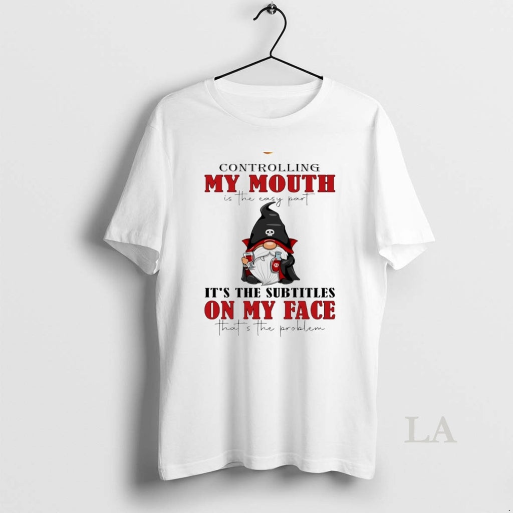 Original Minion Controlling My Mouth Is The Easy Part Circle T-Shirts, Hoodie, Sweatshirt | PopFlextees.com