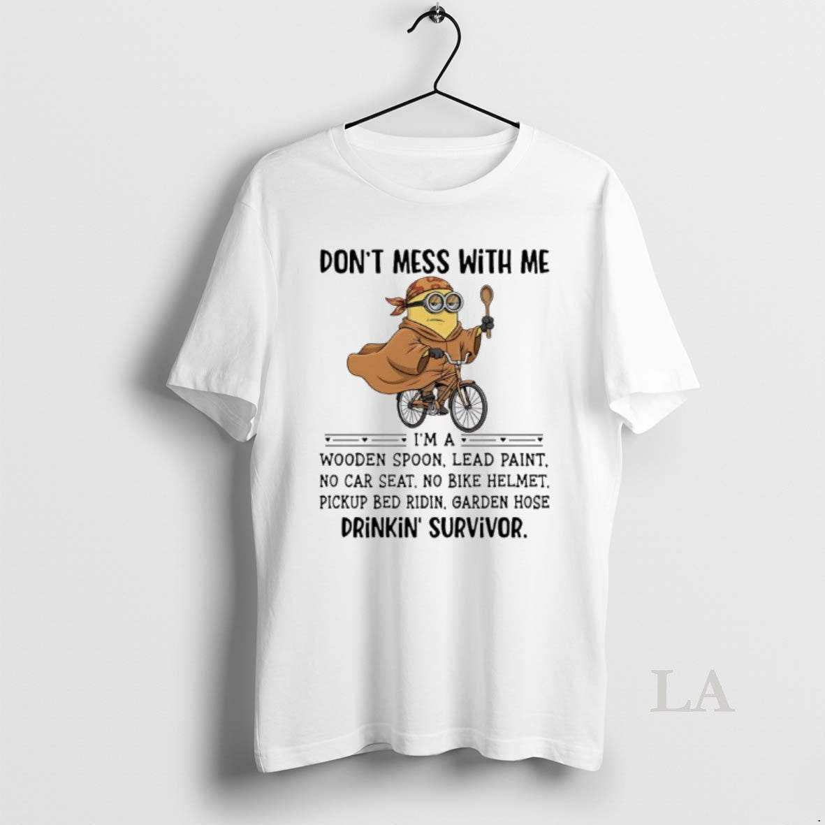 Original Minion Dont Mess With Me Im A Wooden Spoon Lead Paint No Car Seat T-Shirts, Hoodie, Sweatshirt | PopFlextees.com