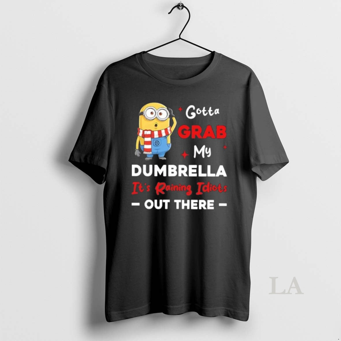 Original Minion Gotta Grab My Dumbrella Its Raining Idiots Out There Christmas T-Shirts, Hoodie, Sweatshirt | PopFlextees.com