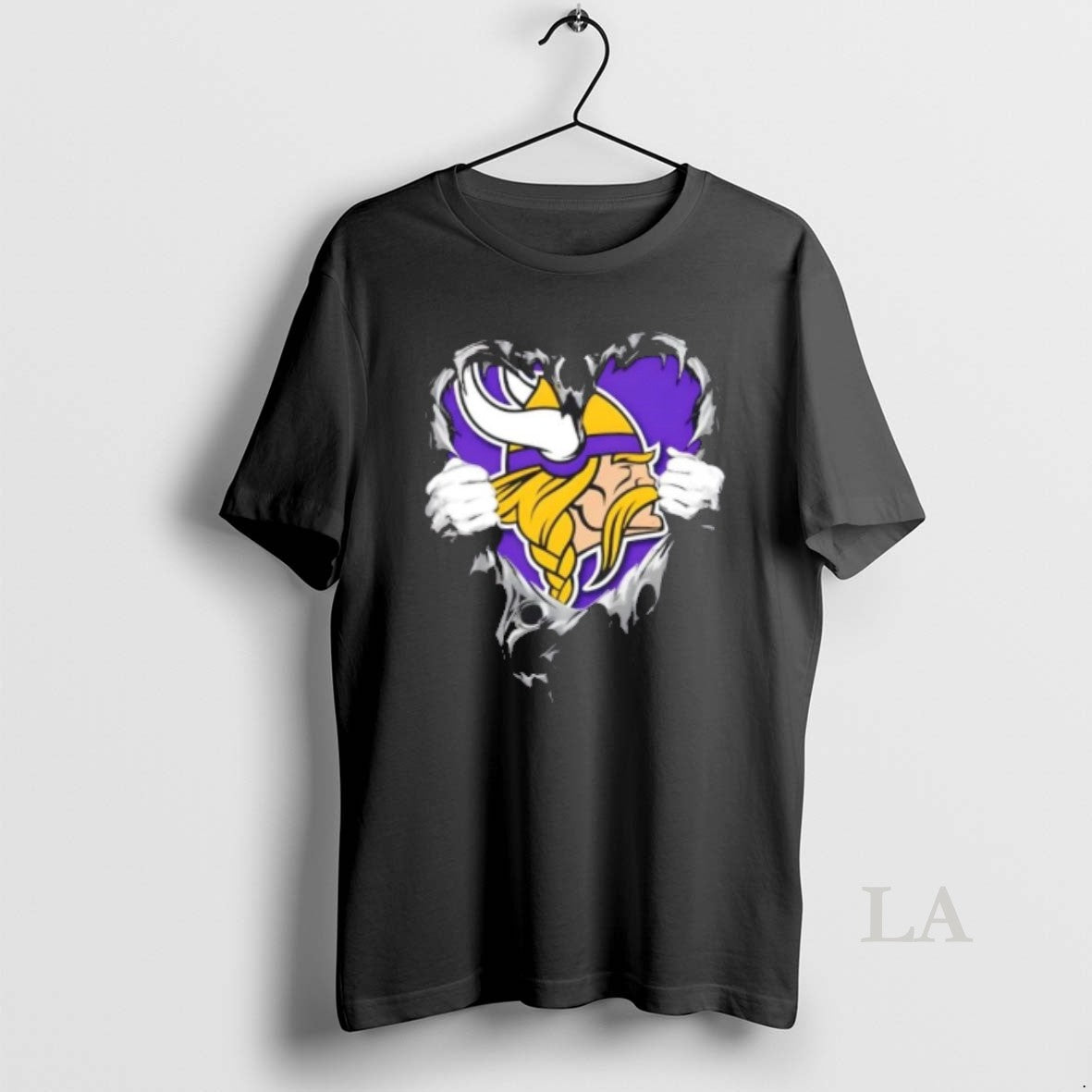 Original Minnesota Vikings Rip The Chest Forever In My Heart T-Shirts, Hoodie, Sweatshirt | PopFlextees.com