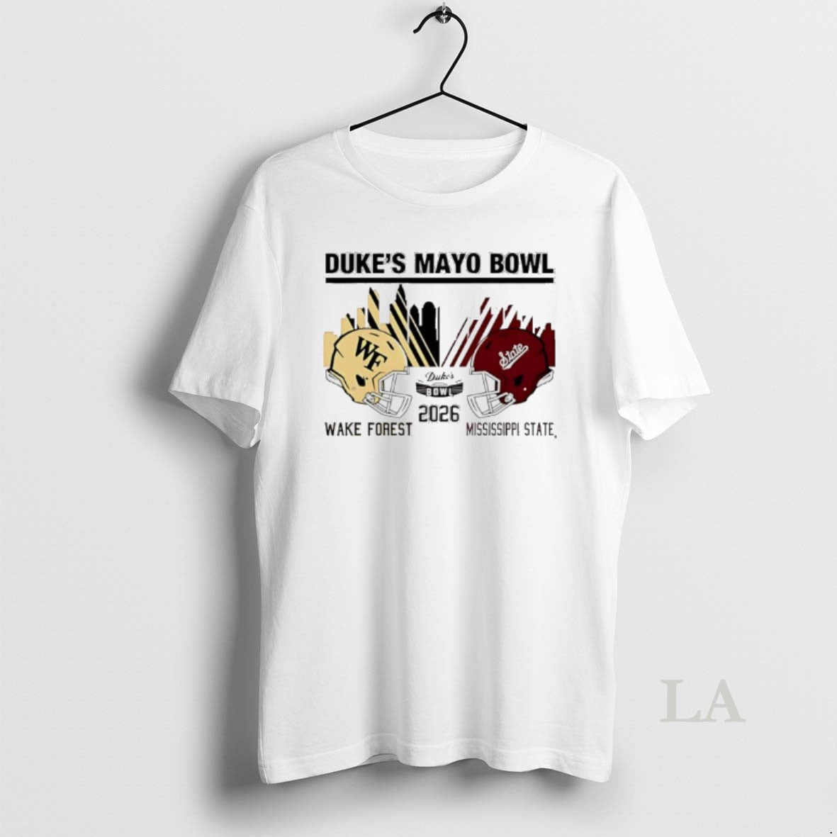 Original Mississippi State Vs Wake Forest 2026 Dukes Mayo Bowl Match Up T-Shirts, Hoodie, Sweatshirt | PopFlextees.com