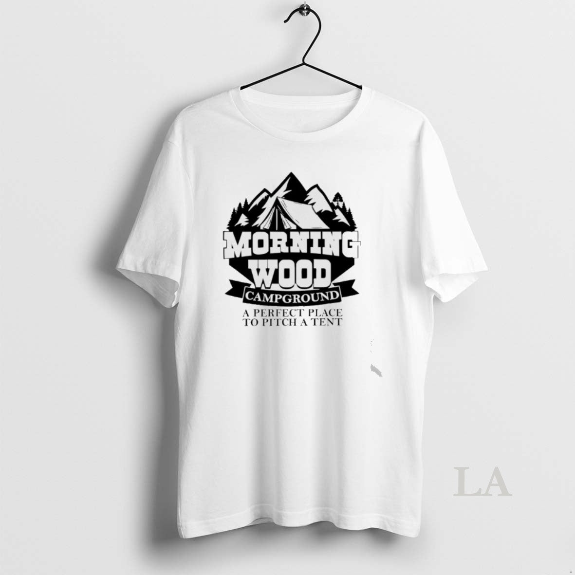 Original Morning Wood Campground A Perfect Place To Pitch A Tent T-Shirts, Hoodie, Sweatshirt | PopFlextees.com