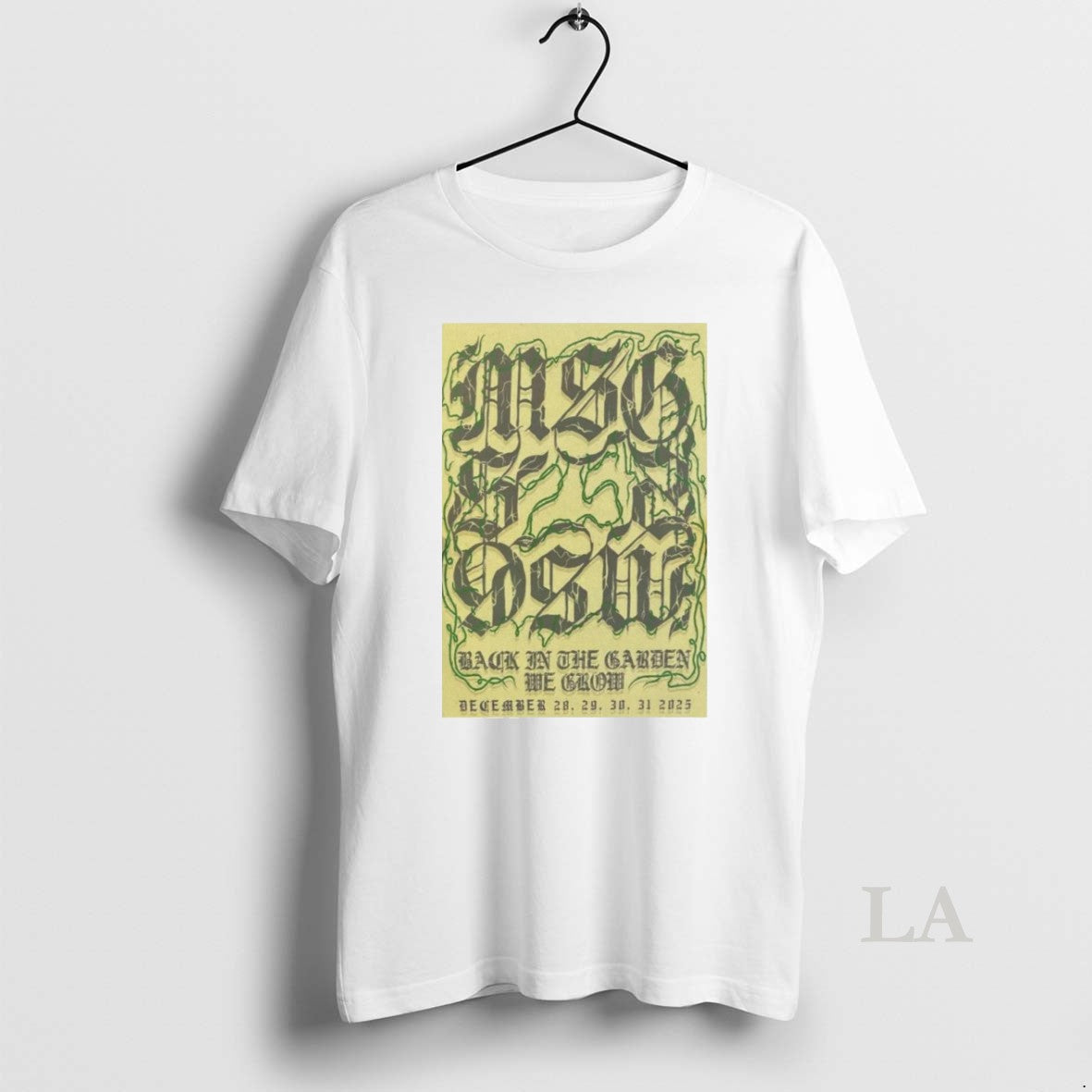 Original Msg Dsw Back In The Garden Dec 28 31 2025 T-Shirts, Hoodie, Sweatshirt | PopFlextees.com