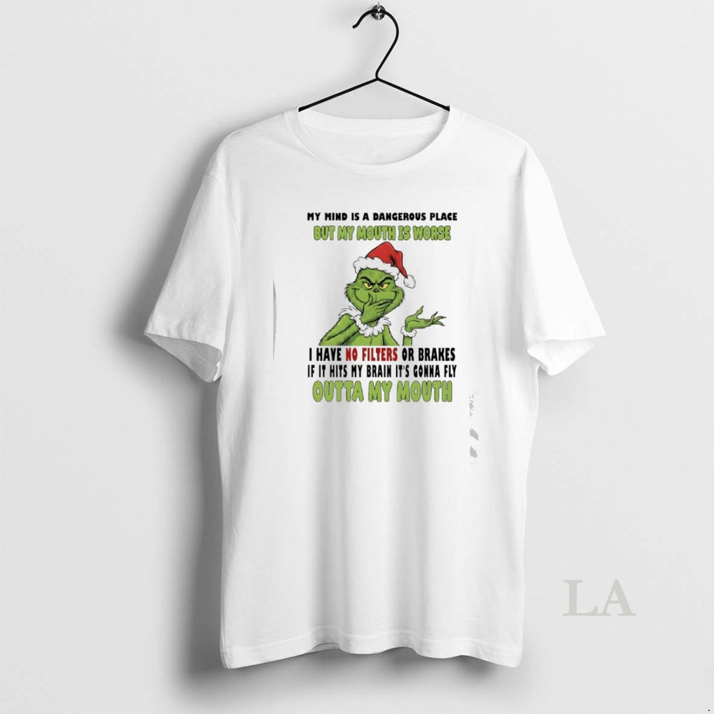 Original My Mind Is A Dangerous Place But My Mouth Is Worse I Have No T-Shirts, Hoodie, Sweatshirt | PopFlextees.com