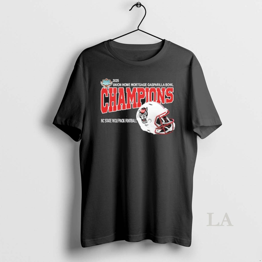 Original Nc State Wolfpack 2025 Gasparilla Bowl Champions Helmet T-Shirts, Hoodie, Sweatshirt | PopFlextees.com