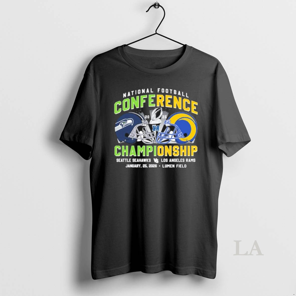 Original Nfc Championship 2025 26 La Rams Vs Sea Seahawks T-Shirts, Hoodie, Sweatshirt | PopFlextees.com
