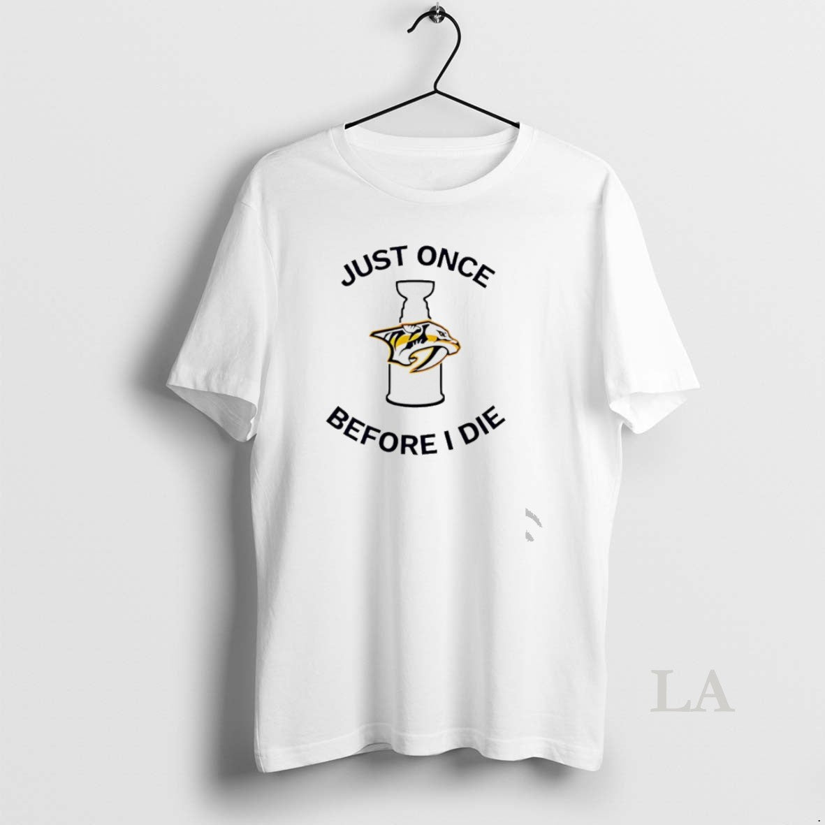 Original Nashville Predators Just Once Before I Die T-Shirts, Hoodie, Sweatshirt | PopFlextees.com