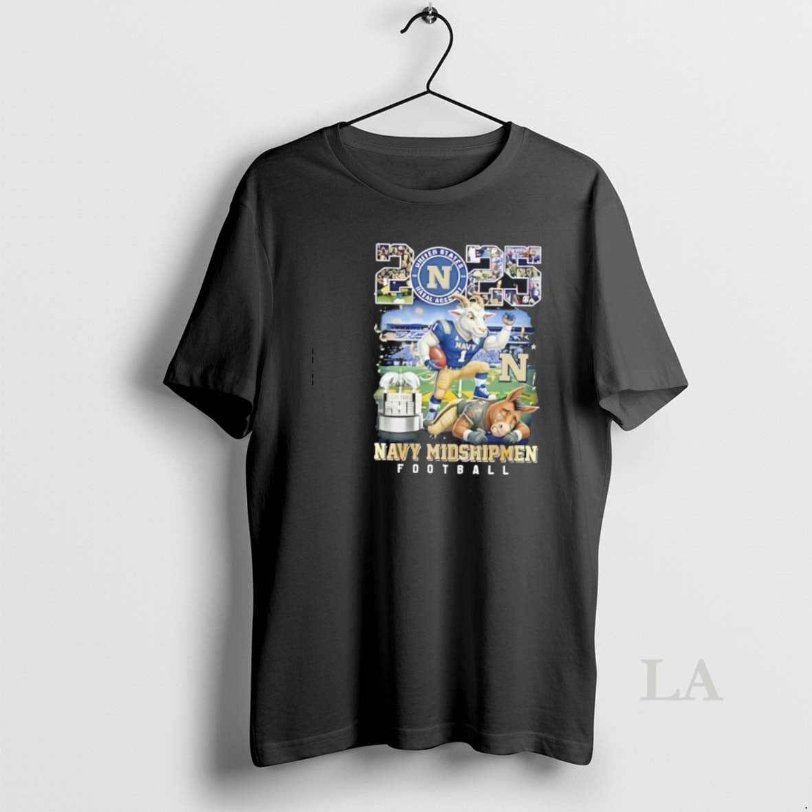 Original Navy Midshipmen 2025 Commander In Chiefs Trophy Champions Mascot T-Shirts, Hoodie, Sweatshirt | PopFlextees.com