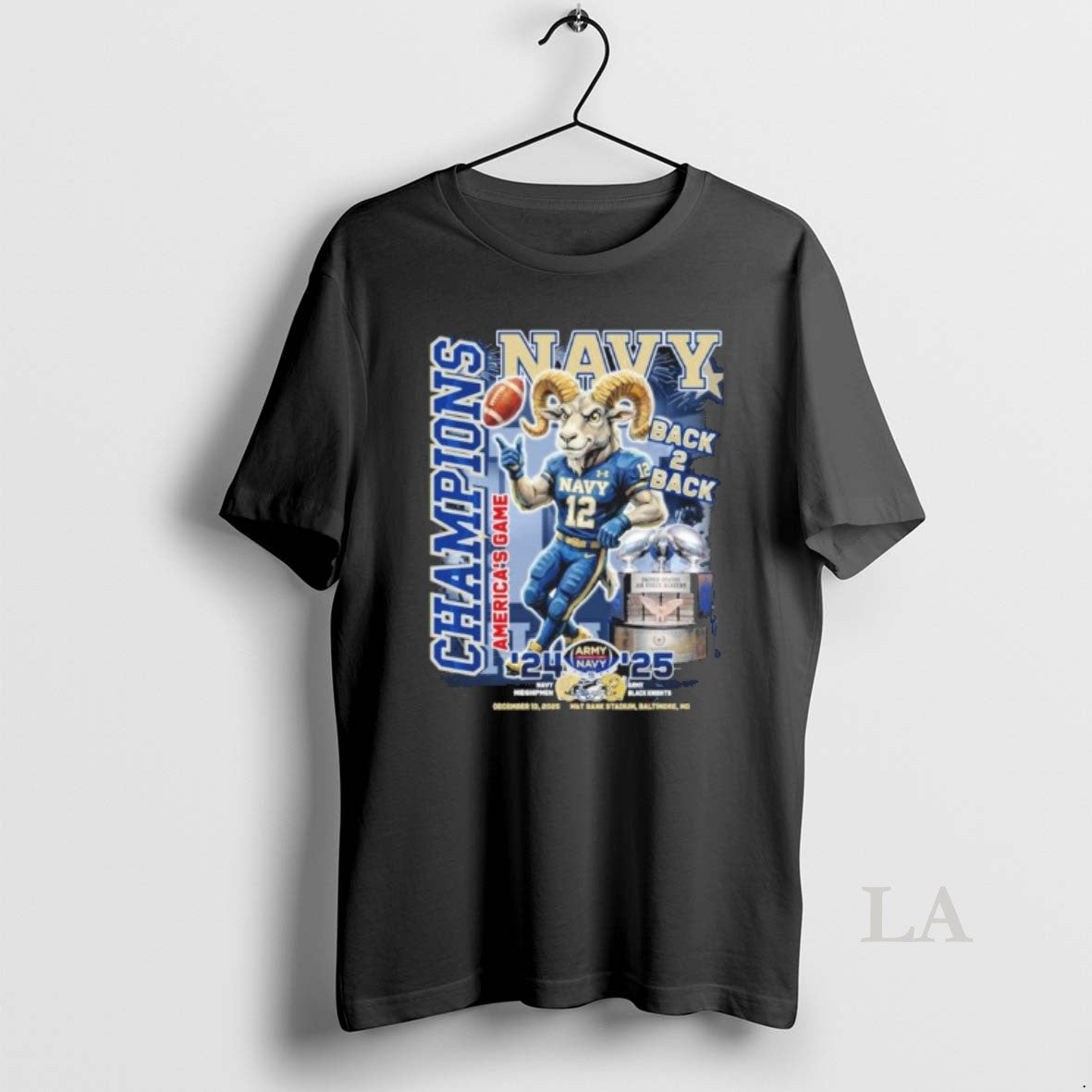 Original Navy Midshipmen Mascot Back 2 Back Americas Game Champions T-Shirts, Hoodie, Sweatshirt | PopFlextees.com