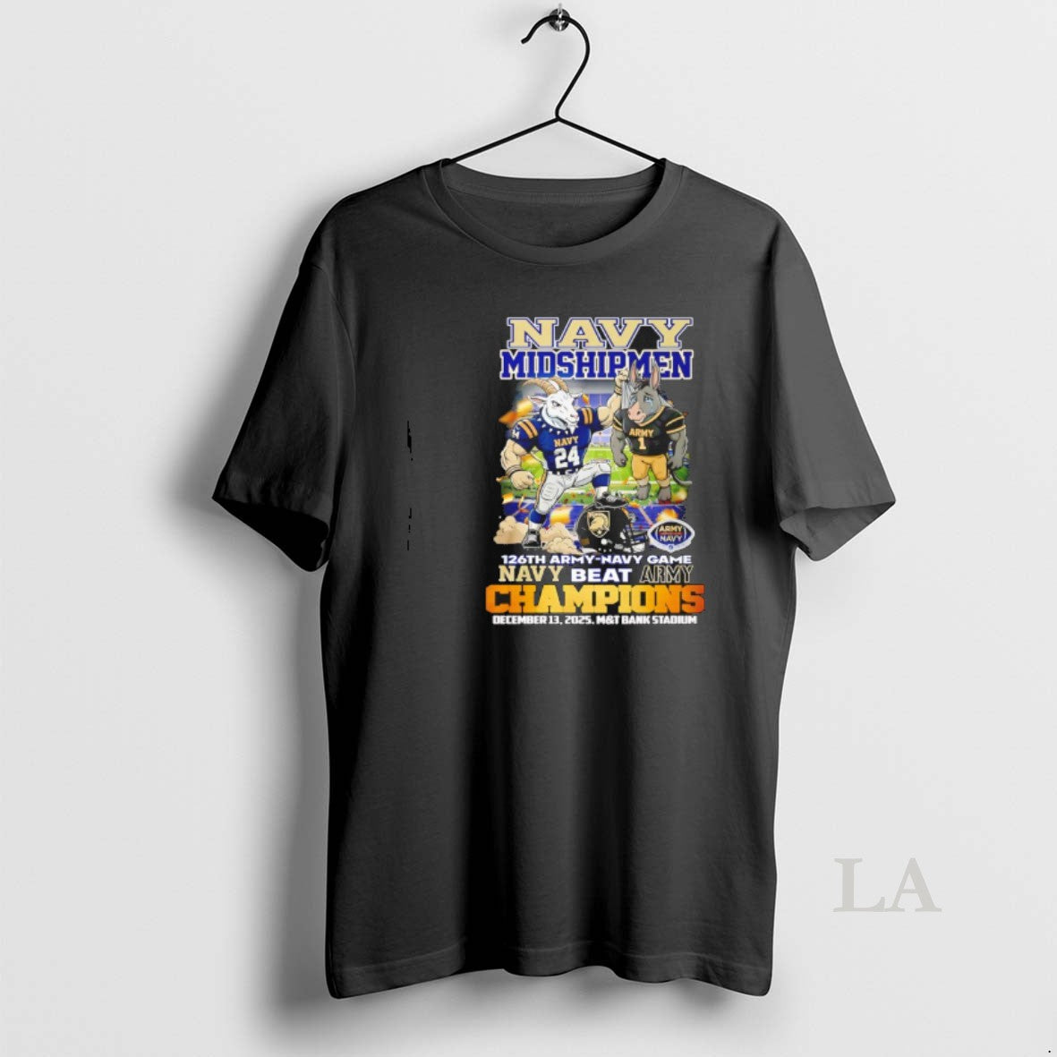 Original Navy Midshipmen Beat Army 2025 126th Amry Navy Game Champions Mascot T-Shirts, Hoodie, Sweatshirt | PopFlextees.com