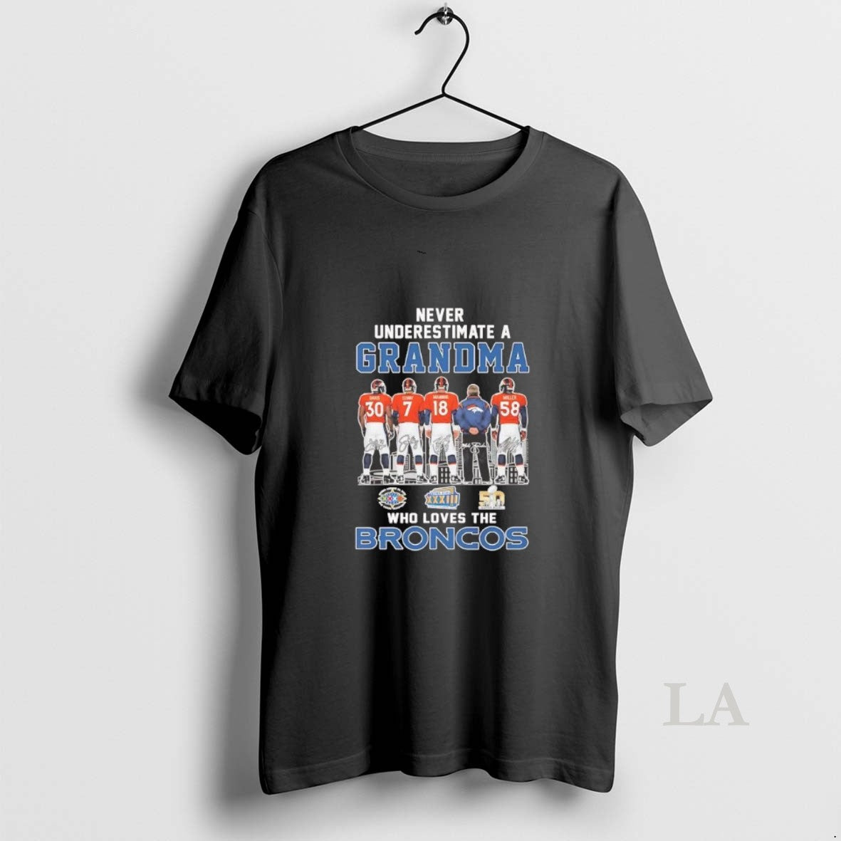 Original Never Underestimate A Grandma Who Loves The Broncos Players T-Shirts, Hoodie, Sweatshirt | PopFlextees.com