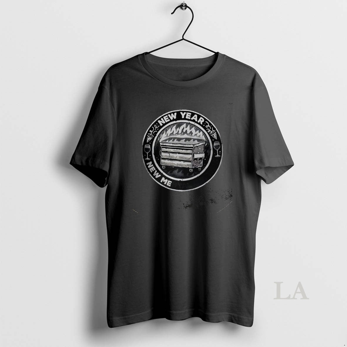 Original New Year New Mental Battles Burning Trash Can Logo T-Shirts, Hoodie, Sweatshirt | PopFlextees.com