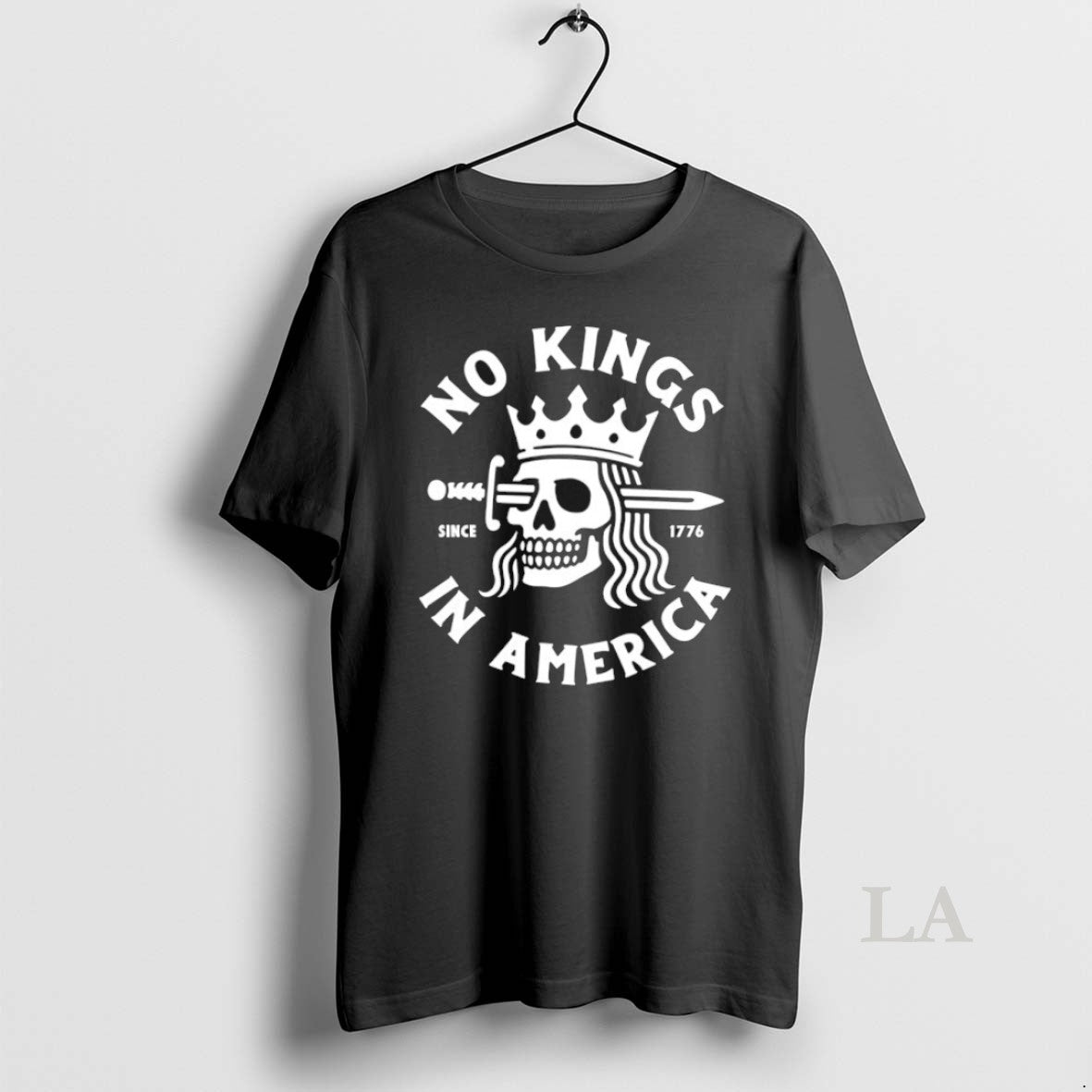 Original No Kings In America Skull T-Shirts, Hoodie, Sweatshirt | PopFlextees.com