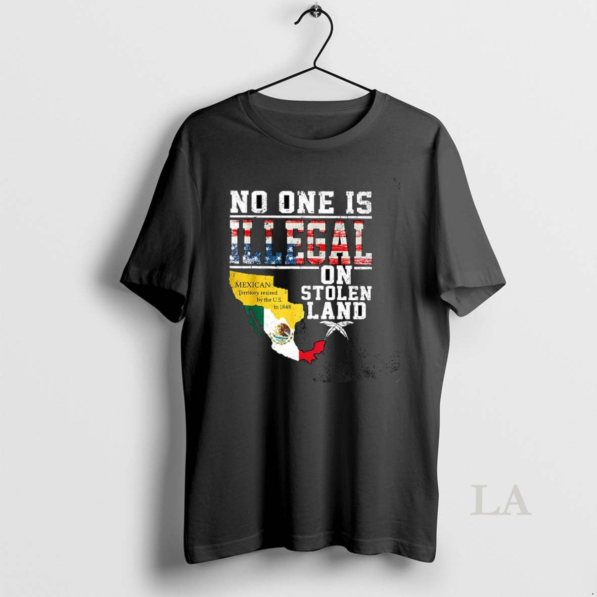 Original No One Is Illegal On Stolen Land Classis Mexico Map And Flag T-Shirts, Hoodie, Sweatshirt | PopFlextees.com