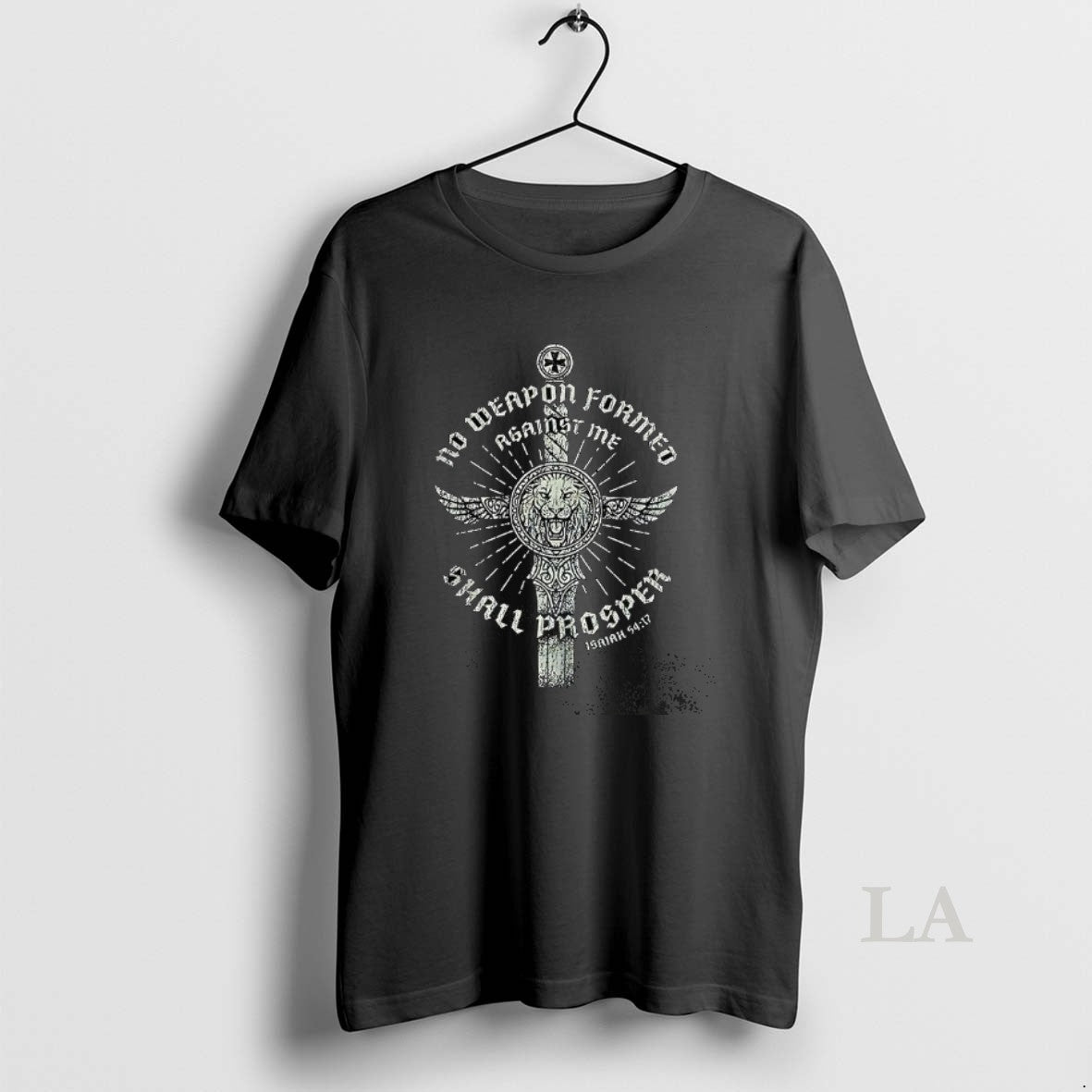 Original No Weapon Formed Shall Prosper Sword Isaiah 54 17 Christian T-Shirts, Hoodie, Sweatshirt | PopFlextees.com
