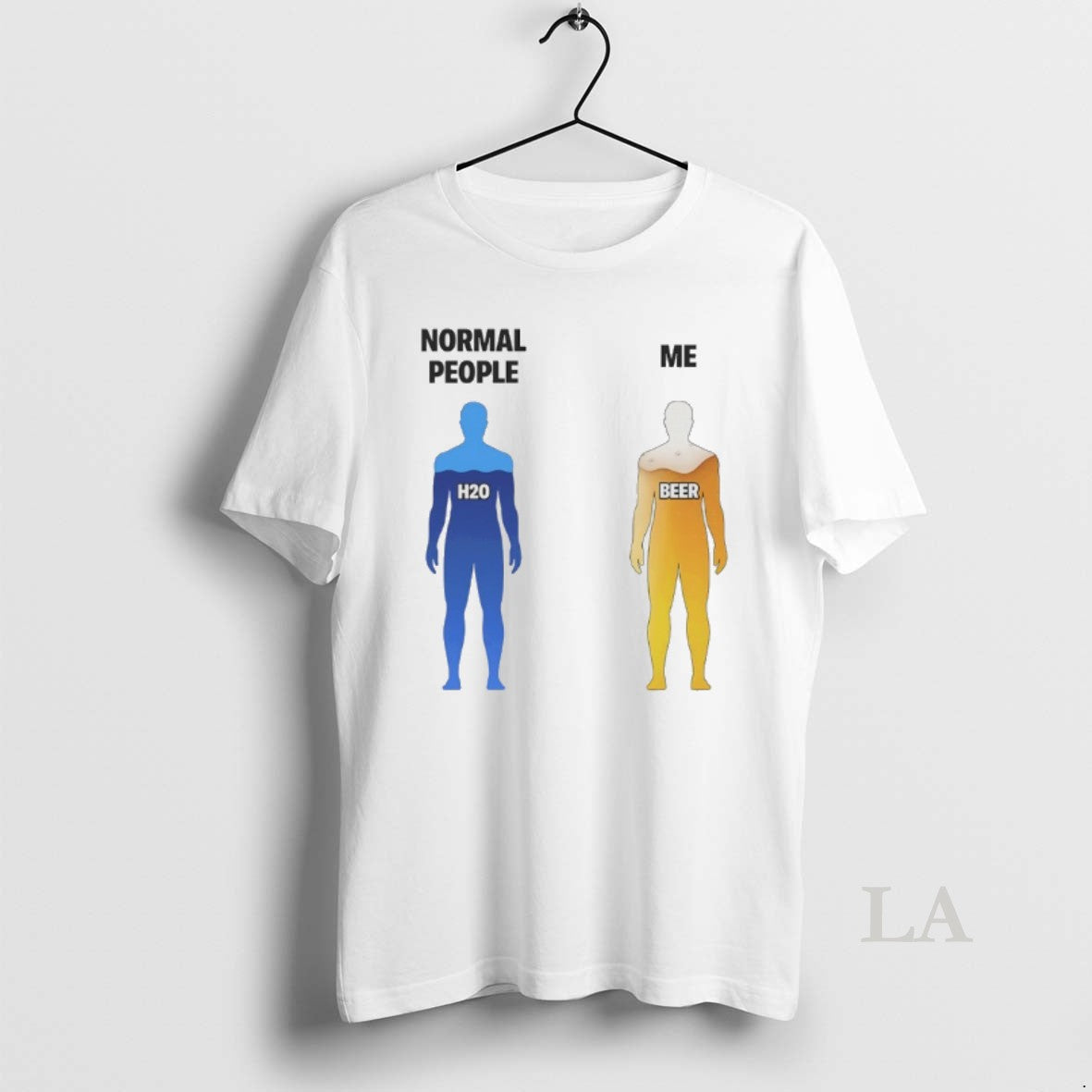 Original Normal People H2o Vs Me Beer T-Shirts, Hoodie, Sweatshirt | PopFlextees.com