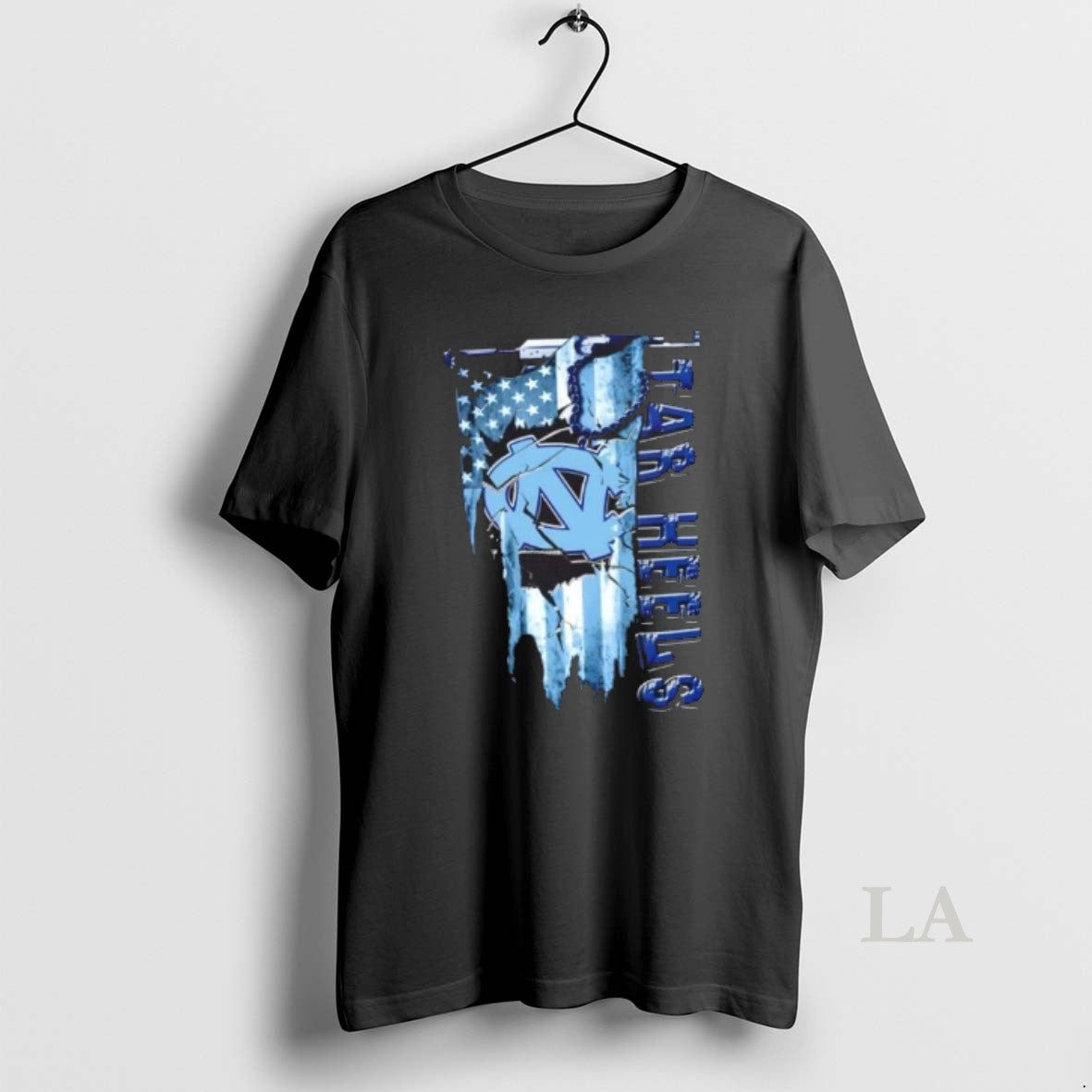 Original North Carolina Tar Heels Football Battle Shattered Usa Flag Rip Design T-Shirts, Hoodie, Sweatshirt