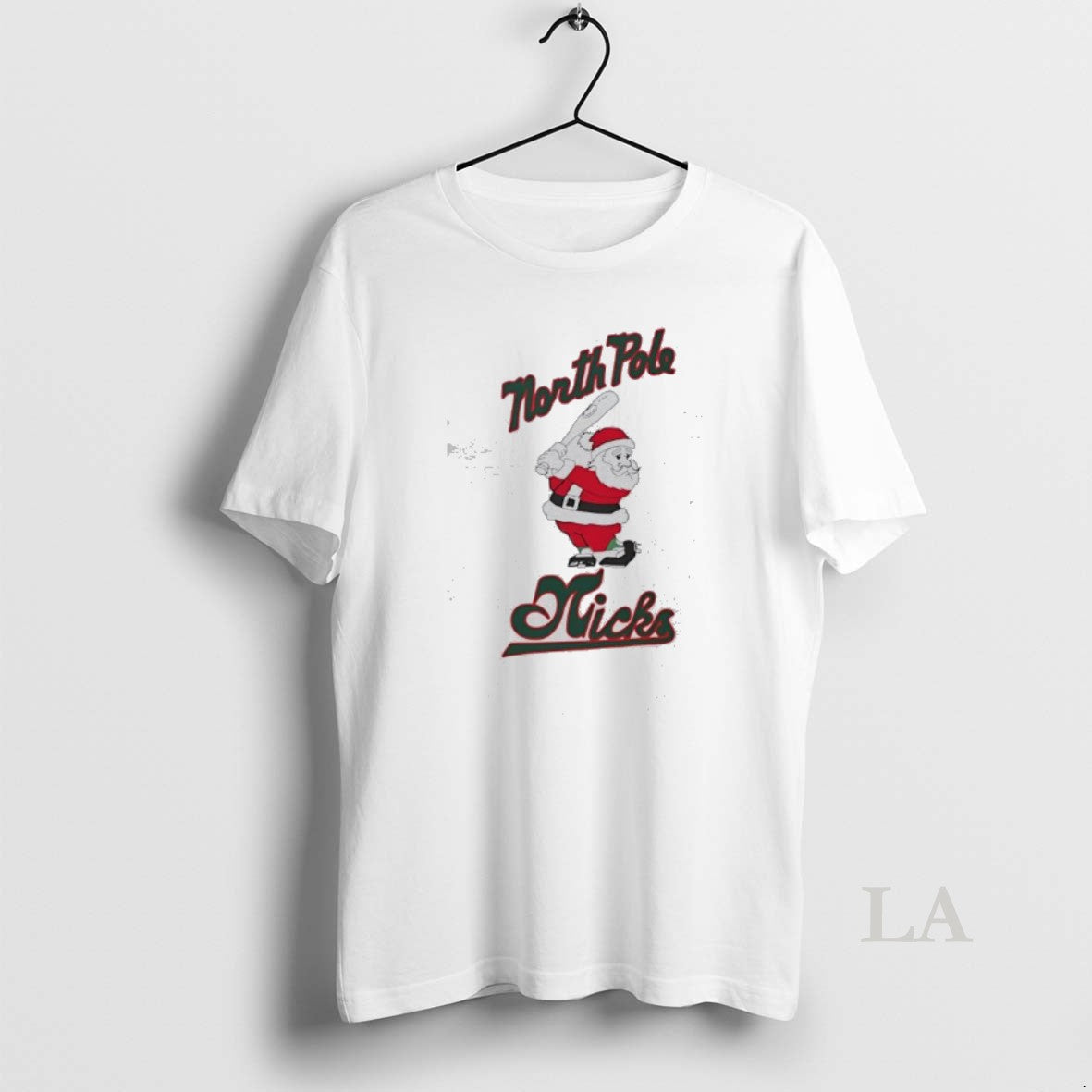 Original North Pole Nicks Satan Baseball Player T-Shirts, Hoodie, Sweatshirt | PopFlextees.com