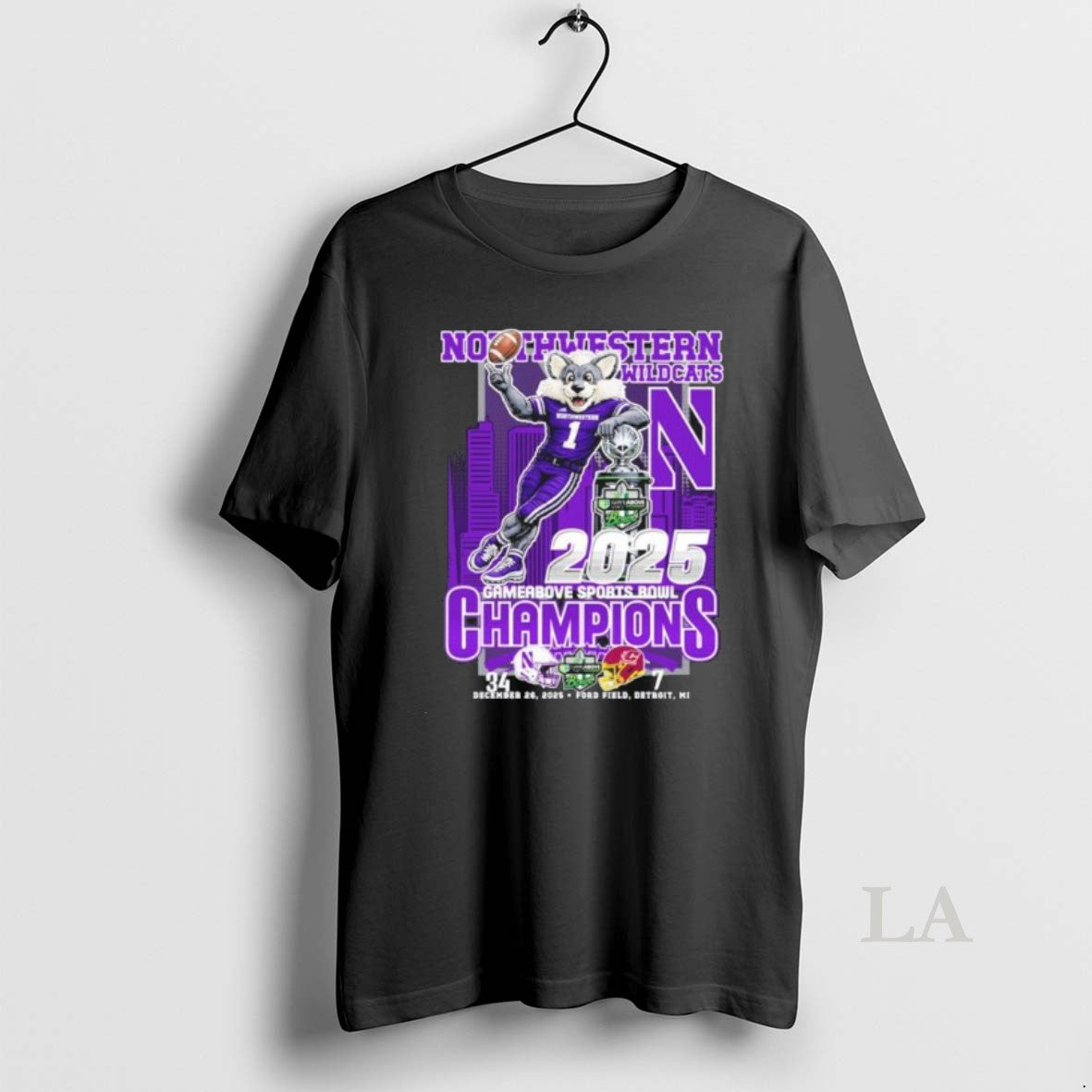 Original Northwestern Wildcats Mascot 2025 Gameabove Sports Bowl Champions T-Shirts, Hoodie, Sweatshirt | PopFlextees.com