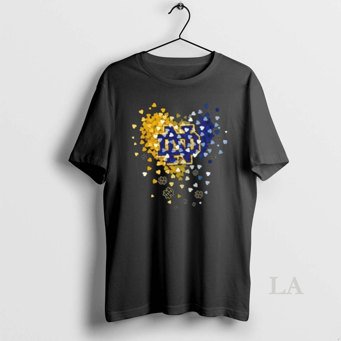 Original Notre Dame Fighting Irish Football Fans Hearts And Soul T-Shirts, Hoodie, Sweatshirt | PopFlextees.com