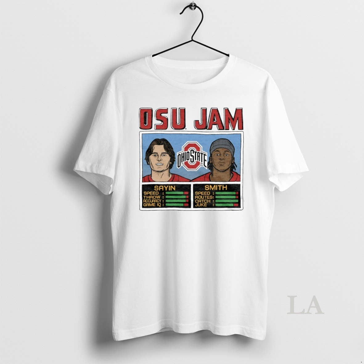 Original Osu Jam Buckeyes Julian Sayin And Jeremiah Smith Circle T-Shirts, Hoodie, Sweatshirt | PopFlextees.com